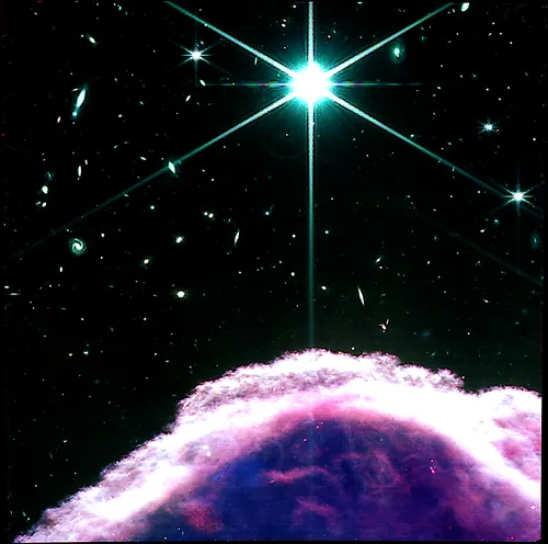 Processed image of the Horsehead Nebula