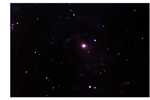 Processed image of the Pinwheel Galaxy M101