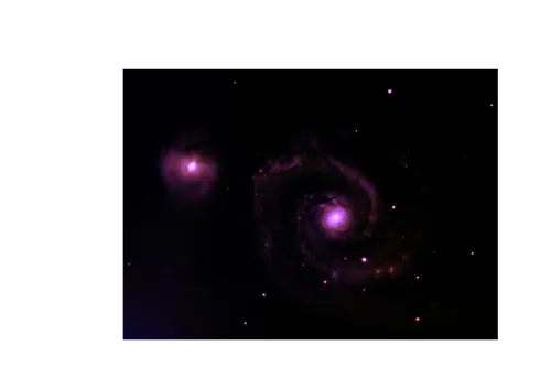 Processed image of the Whirlpool Galaxy M51