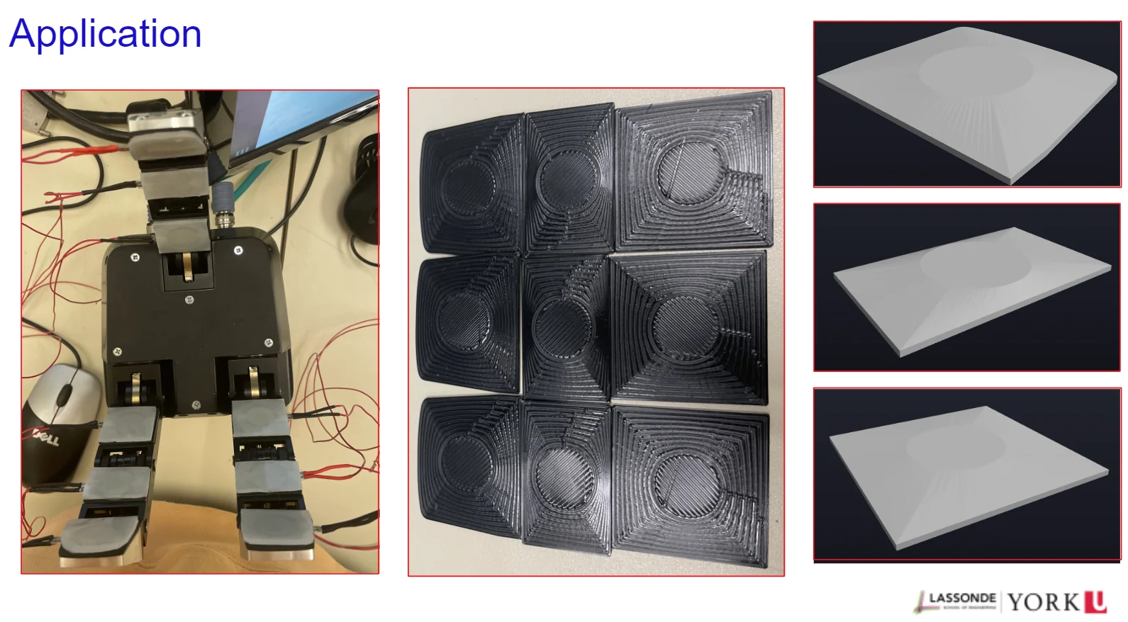 Force application test on the robotic gripper